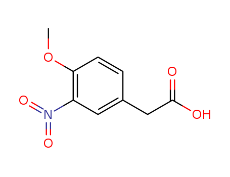 Benzeneaceticacid, 4-methoxy-3-nitro-