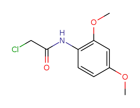 Molecular Structure of 101908-41-2 (Acetamide,2-chloro-N-(2,4-dimethoxyphenyl)-)