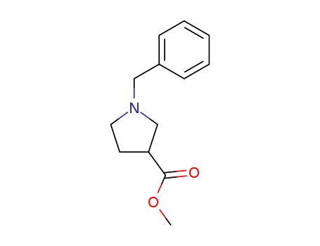 Molecular Structure of 17012-21-4 (METHYL N-BENZYL-3-PYRROLIDINECARBOXYLATE)