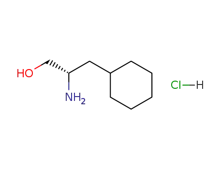 Molecular Structure of 117160-99-3 ((S)-(+)-2-AMINO-3-CYCLOHEXYL-1-PROPANOL HYDROCHLORIDE)
