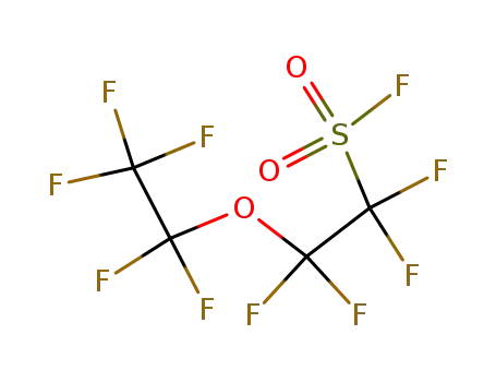 Molecular Structure of 67990-78-7 (PERFLUORO(2-ETHOXYETHANE)SULFONYL FLUORIDE)