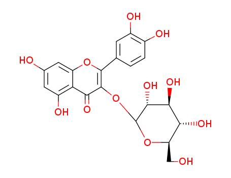 90327-16-5,Nikkoshidin,2-(3,4-Dihydroxy-phenyl)-5,7-dihydroxy-3-((2S,3R,4R,5S,6R)-3,4,5-trihydroxy-6-hydroxymethyl-tetrahydro-pyran-2-yloxy)-chromen-4-one;quercetin 3-O-β-D-alloside;