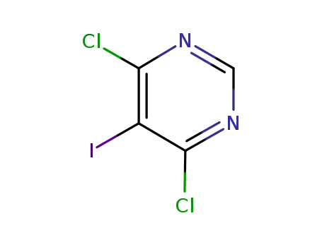 Molecular Structure of 1137576-38-5 (4,6-Dichloro-5-iodopyrimidine)