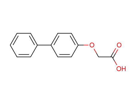 Molecular Structure of 13333-86-3 ((BIPHENYL-4-YLOXY)-ACETIC ACID)