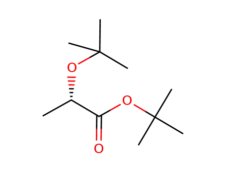 Molecular Structure of 591244-75-6 (Propanoic acid, 2-(1,1-dimethylethoxy)-, 1,1-dimethylethyl ester, (2S)-)