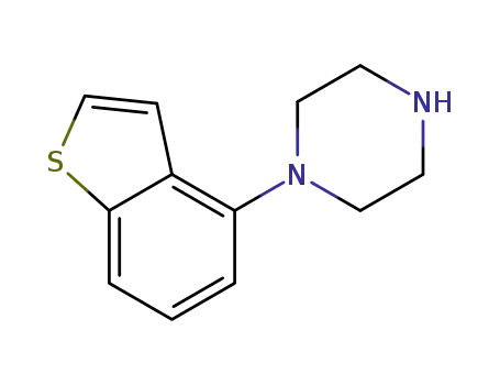 Molecular Structure of 846038-18-4 (1-(Benzo[b]thiophen-4-yl)piperazine)
