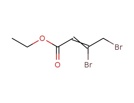 Molecular Structure of 73444-40-3 (2-Butenoic acid, 3,4-dibromo-, ethyl ester)