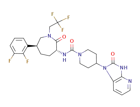 Molecular Structure of 781649-09-0 (MK 0974, Telcagepant)