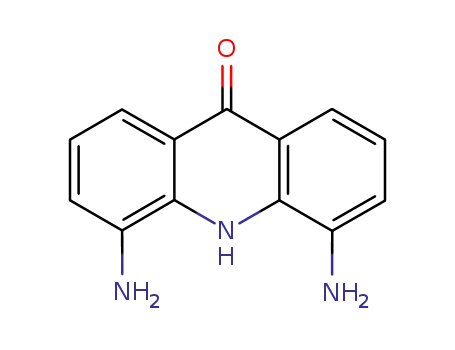Molecular Structure of 89023-36-9 (9(10H)-Acridinone, 4,5-diamino-)