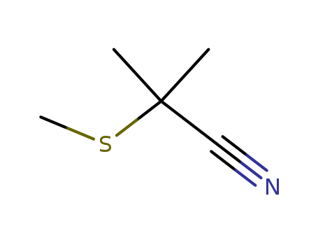 2-methyl-2-(methylsulfanyl)propanenitrile