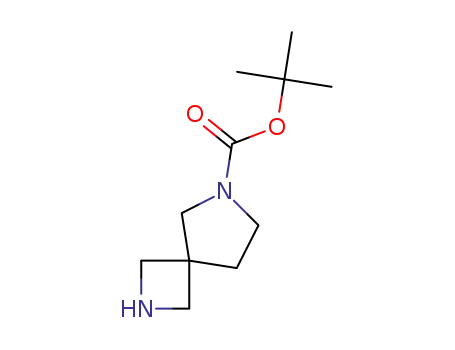 Molecular Structure of 885270-86-0 (Tert-butyl 2,6-diazaspiro[3.4]octane-6-carboxylate)