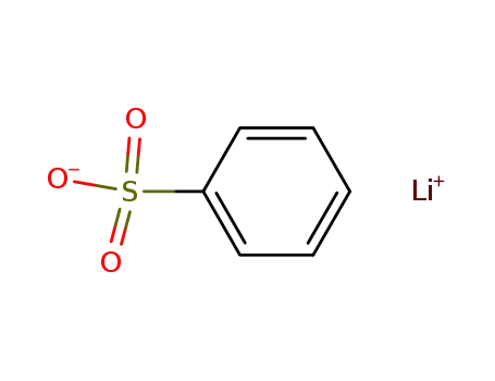 Molecular Structure of 30215-10-2 (Benzenesulfonic acid, lithium salt)