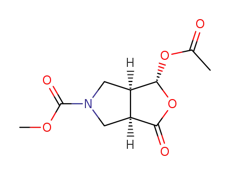 (1R,3aR,6aS)-1-acetoxy-3-oxo-tetrahydrofuro[3,4-c]pyrrole-5-carboxylic acid methyl ester