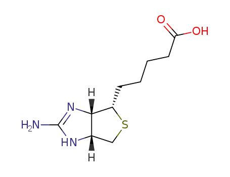 Molecular Structure of 13395-35-2 (2-IMINOBIOTIN HYDROBROMIDE)