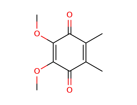 Molecular Structure of 483-54-5 (2,3-DIMETHOXY-5,6-DIMETHYL-P-BENZOQUINONE)