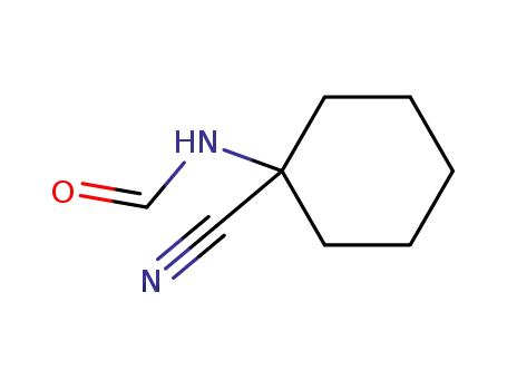 Molecular Structure of 1125-02-6 (1-cyano-1-formamidocyclohexane)