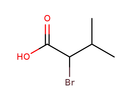 Molecular Structure of 565-74-2 (2-Bromo-3-methylbutyric acid)