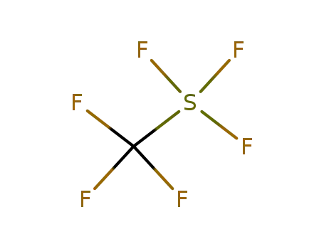 Molecular Structure of 374-10-7 (Trifluoromethylsulfur trifluoride)