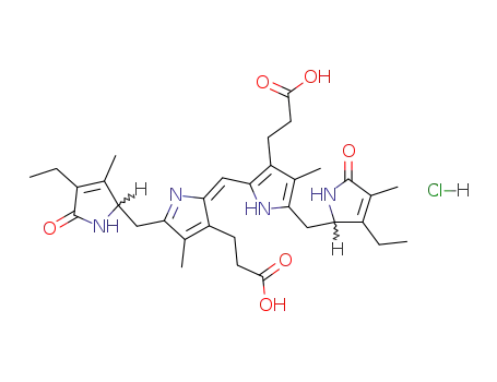 Molecular Structure of 28925-89-5 (UROBILIN IX HYDROCHLORIDE)