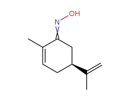 2-Cyclohexen-1-one, 2-methyl-5-(1-methylethenyl)-, oxime, (5S)-