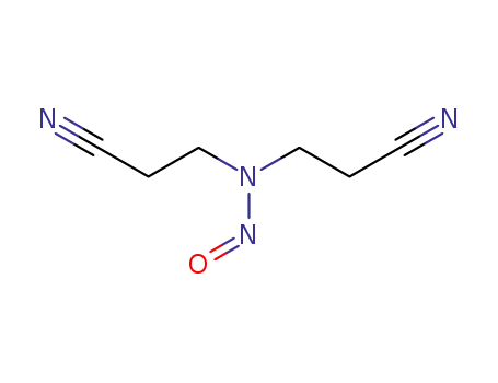 Molecular Structure of 1116-82-1 (Propanenitrile,3,3'-(nitrosoimino)bis-)
