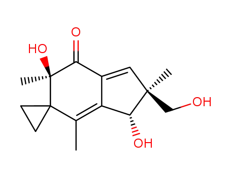 1,5-dihydroxy-2-(hydroxymethyl)-2,5,7-trimethylspiro[1H-indene-6,1'-cyclopropane]-4-one