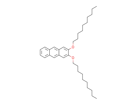Molecular Structure of 134589-26-7 (Anthracene, 2,3-bis(decyloxy)-)