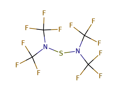 Molecular Structure of 1913-85-5 (sulfur bis{bis(trifluoromethyl)amide})