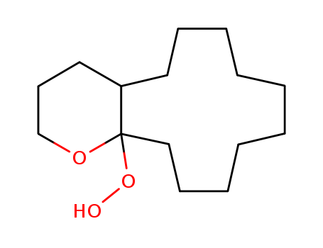 174390-08-0,Hydroperoxide, (4aR,14aR)-tetradecahydro-14aH-cyclododeca(b)pyran-14a-yl, rel-,