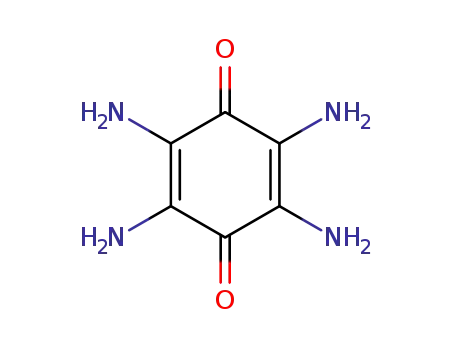 Molecular Structure of 1128-13-8 (2,5-Cyclohexadiene-1,4-dione, 2,3,5,6-tetraamino-)