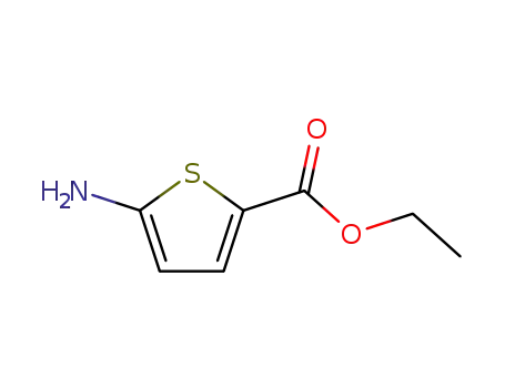 Molecular Structure of 67318-11-0 (2-Thiophenecarboxylic acid, 5-amino-, ethyl ester)
