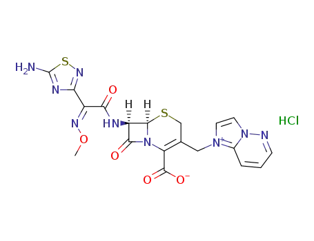 Molecular Structure of 113981-44-5 (Cefozopran hydrochloride)
