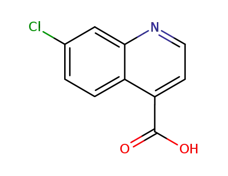 Molecular Structure of 13337-66-1 (7-chloroquinoline-4-carboxylic acid)