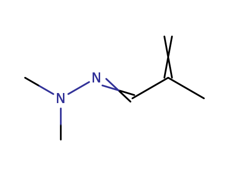 Molecular Structure of 16713-45-4 (2-Propenal, 2-methyl-, dimethylhydrazone)