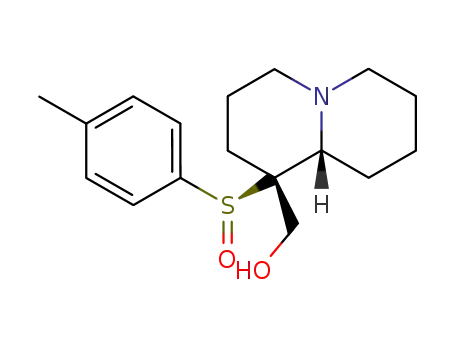 (1R,9aR)-Octahydro-1-hydroxymethyl-1-<(S)-(4-methylphenyl)sulfinyl>-2H-quinolizine