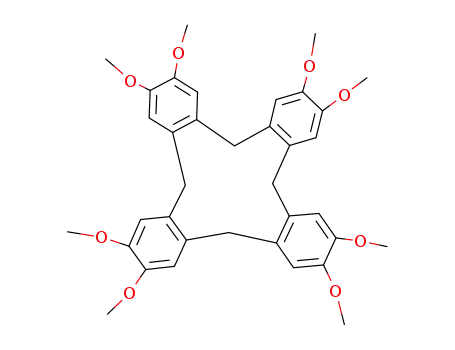 Molecular Structure of 17873-58-4 (Tetrabenzo[a,d,g,j]cyclododecene,5,10,15,20-tetrahydro-2,3,7,8,12,13,17,18-octamethoxy-)