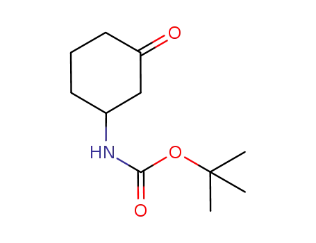 Molecular Structure of 885280-38-6 ((3-OXO-CYCLOHEXYL)-CARBAMIC ACID TERT-BUTYL ESTER)