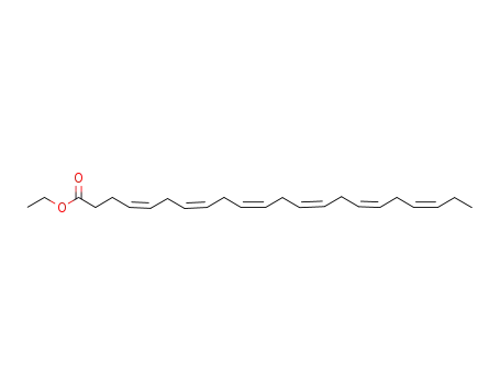 Molecular Structure of 84494-72-4 (CIS-4,7,10,13,16,19-DOCOSAHEXAENOIC ACID ETHYL ESTER)