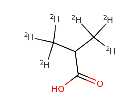 Molecular Structure of 29054-08-8 (2-METHYL-D3-PROPIONIC-3,3,3-D3 ACID)