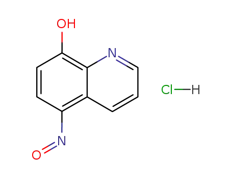 Molecular Structure of 63450-86-2 (5-Nitroso-8-hydroxyquinoline hydrochloride)