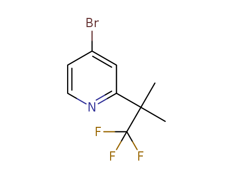 1357476-67-5,4-broMo-2-(1,1,1-trifluoro-2-Methylpropan-2-yl)pyridine,4-broMo-2-(1,1,1-trifluoro-2-Methylpropan-2-yl)pyridine;4-broMo-2-(1,1,1-trifluoro-2-Methylpropan-2-yl);Pyridine, 4-bromo-2-(2,2,2-trifluoro-1,1-dimethylethyl)-