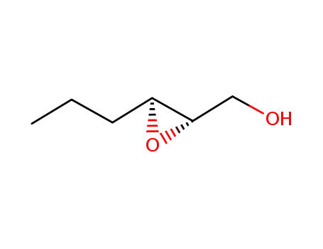 Molecular Structure of 89321-71-1 ((2S,3S)-(-)-3-PROPYLOXIRANEMETHANOL, 96)