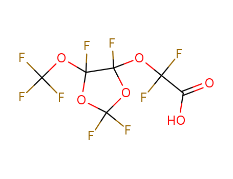 difluoro((2,2,4,5-tetrafluoro-5-(trifluoromethoxy)-1.3-dioxolan-4-yl)oxy)acetic acid