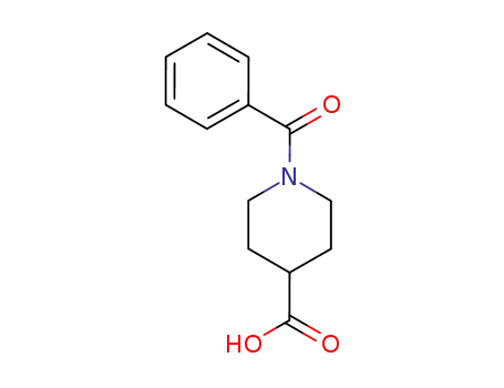Molecular Structure of 5274-99-7 (1-BENZOYLPIPERIDINE-4-CARBOXYLIC ACID)