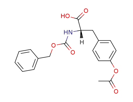 Molecular Structure of 51514-13-7 (L-Tyrosine, N-[(phenylmethoxy)carbonyl]-, acetate (ester))
