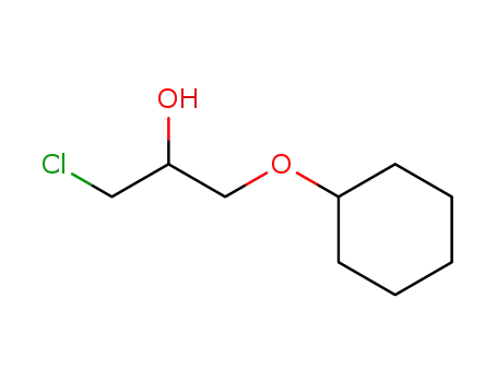 Molecular Structure of 4024-84-4 (2-Propanol, 1-chloro-3-(cyclohexyloxy)-)
