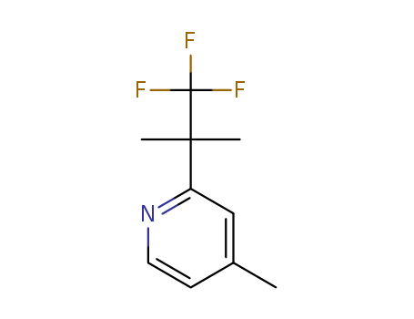 1378865-93-0,4-methyl-2-(1,1,1-trifluoro-2-methylpropan-2-yl)pyridine,4-Methyl-2-(1,1,1-trifluoro-2-Methylpropan-2-yl)pyridine