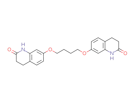 Molecular Structure of 882880-12-8 (2(1H)-Quinolinone,7,7'-[1,4-butanediylbis(oxy)]bis[3,4-dihydro-)