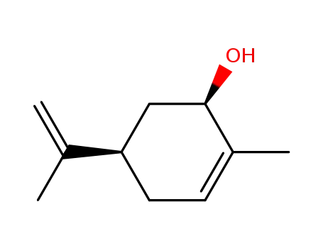 Molecular Structure of 1197-06-4 ((Z)-carveol,2-methyl-5-(1-methylethenyl)-2-cyclohexen-1-ol,cis-mentha-1,8-dien-6-ol)