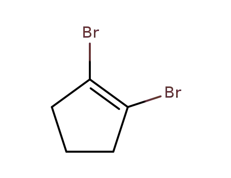 Molecular Structure of 75415-78-0 (1,2-Dibromocyclopentene)